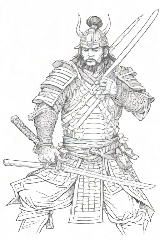 Japanese Samurai Warrior
