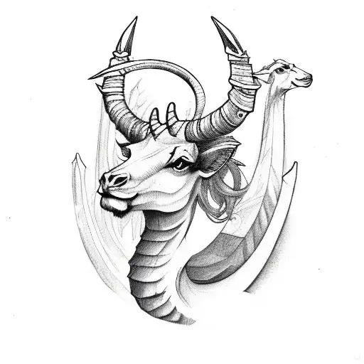 Capricorn Sign Sketches