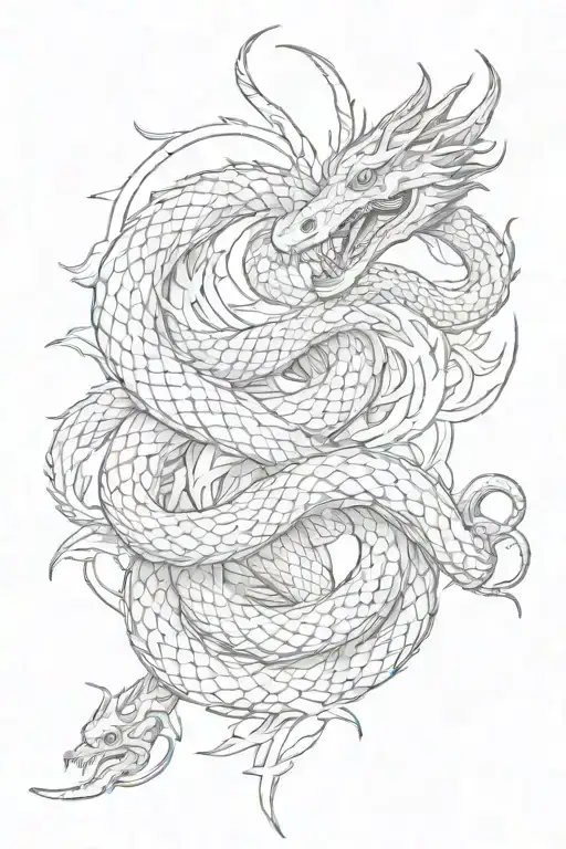 Snake And Dragon Wrap Up