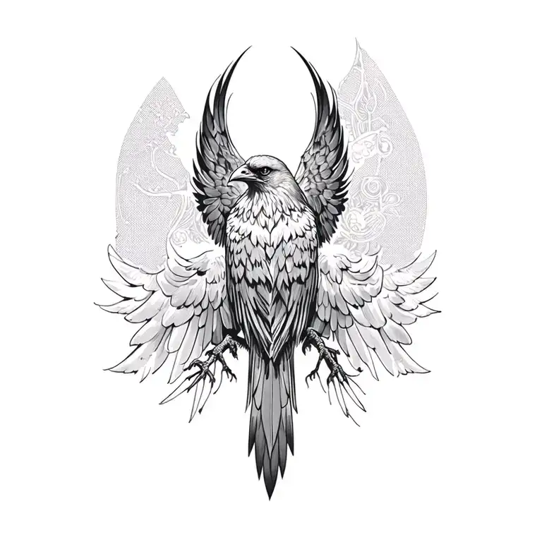 Raven Perched Regally