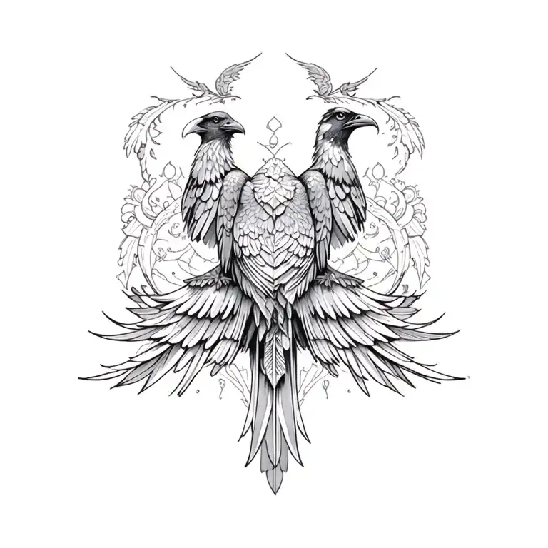 Raven Perched Regally