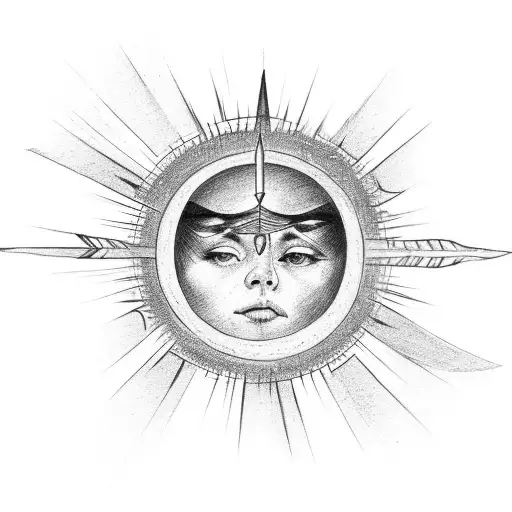 Sun With An Arrow