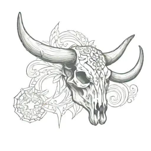 Texas Longhorn Skull