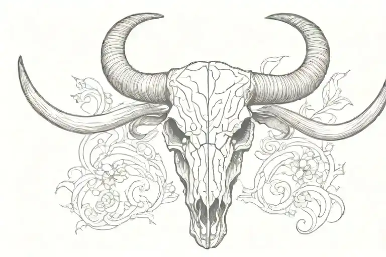 Texas Longhorn Skull