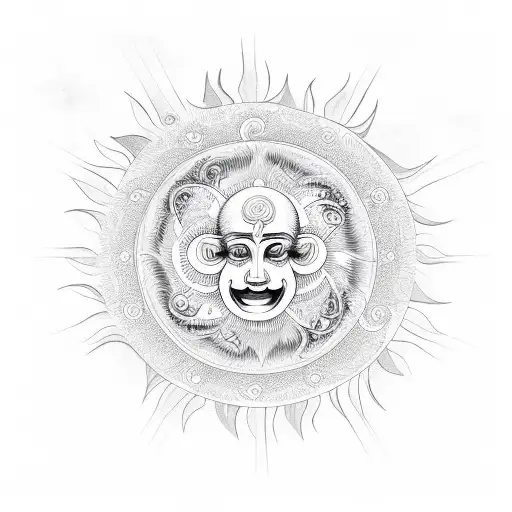 Om With Sun