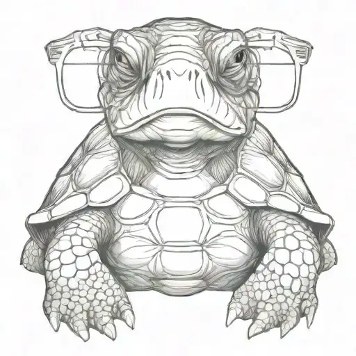 Turtle With Glasses