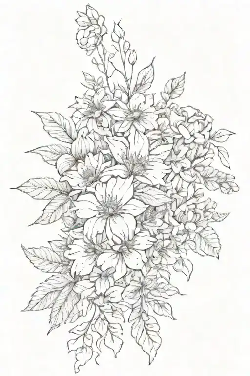 Birth Flower Bouquet