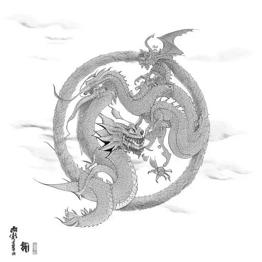 Spirited Away Scene With Haku And Chihiro Flying On A Dragon