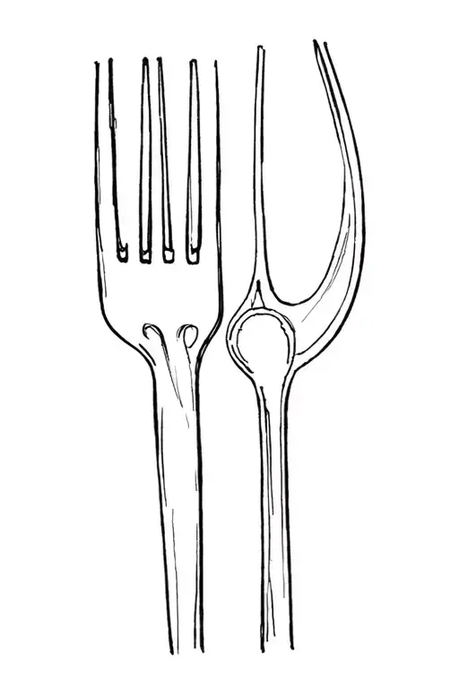 Simple Fork Outline