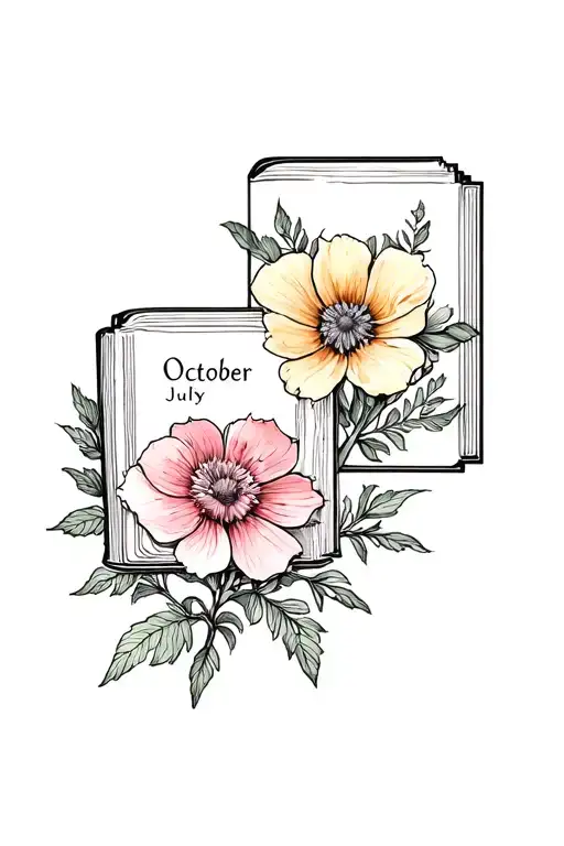 Books With Birth Flower July And October
