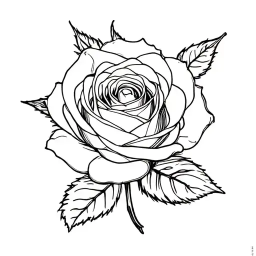 Rose Fine Line With Raked