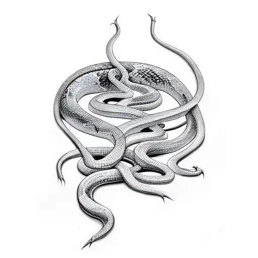 Snake That Resembles The Death Eater Mark From Harry Potter