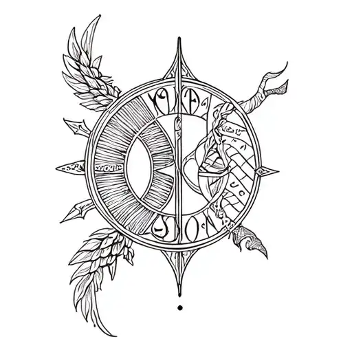 Libra And Gemini Zodiac Sign Intertwined