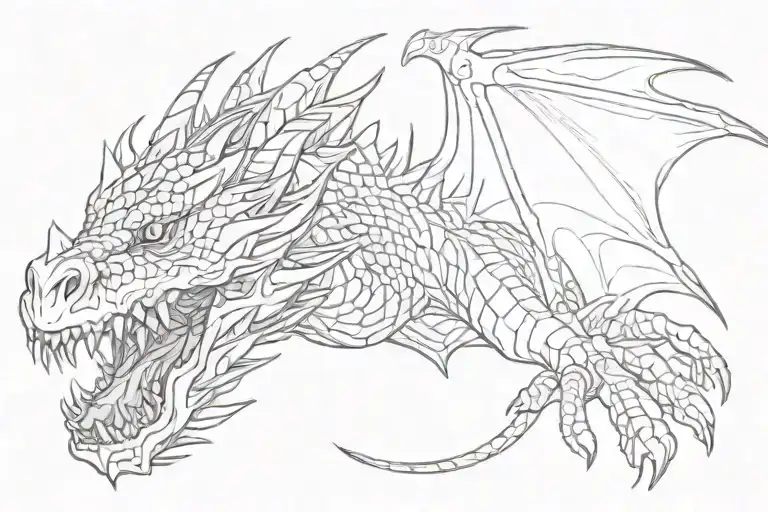 Dry Dragon Hand At Sunset