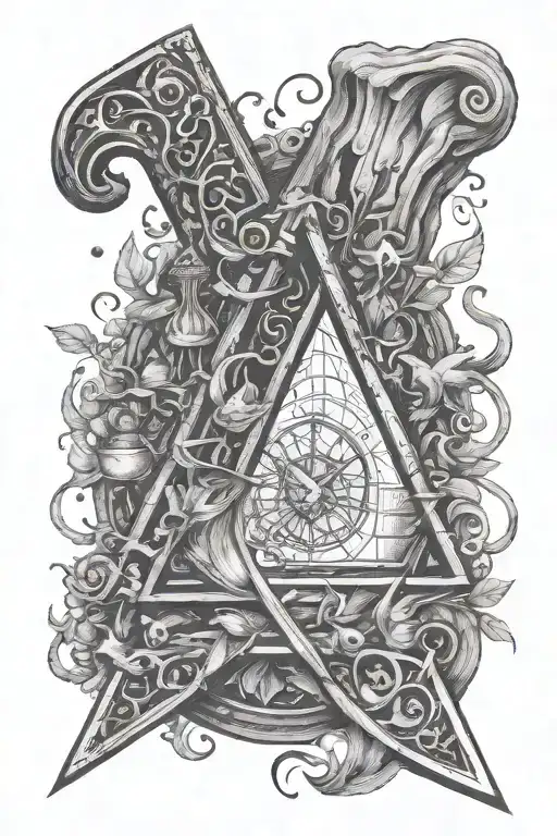 Cooking And Harry Potter Deathly Hallows Symbol Intertwined