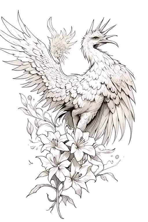 Phoenix Rising With Gladiolus