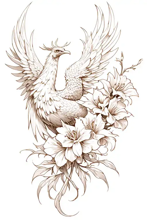 Phoenix Rising With Gladiolus