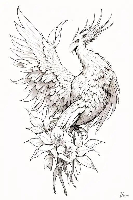 Phoenix Rising With Gladiolus