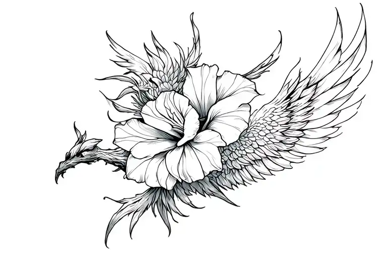 Phoenix Rising Gladiolus Flower