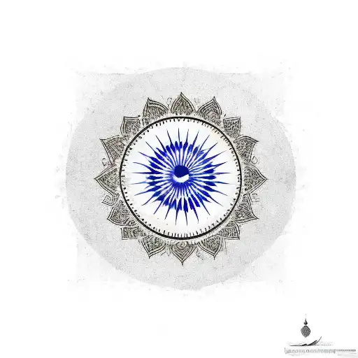 Indian Flag With All Religion Logos