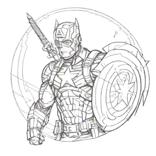 Capitan America Marvel Superhero