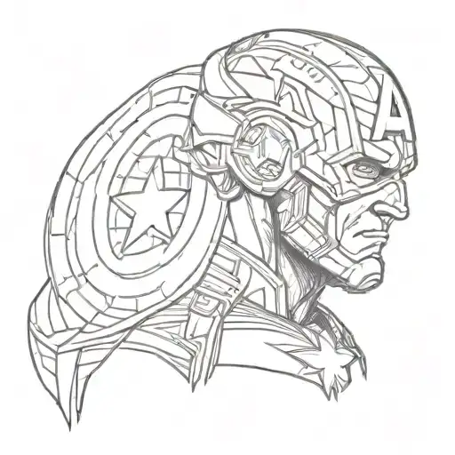 Capitan America Marvel Superhero