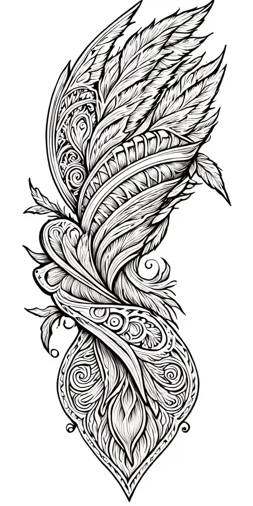 Incorporate Leather Tooling Patterns Into A Western Tattoo Design