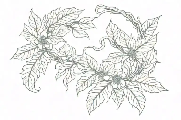 Fig Leaf Wreath Wrapped Round