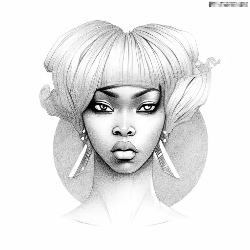 Afro Hair Beautiful Woman