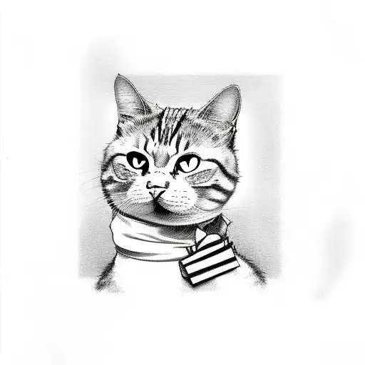 Blind Cat With A Cocktail