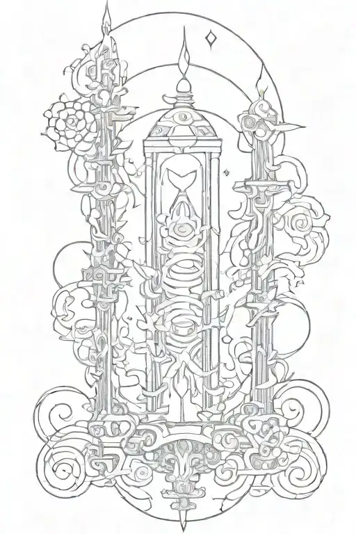 Fine Line Spine Tattoo Spirituality Surrounded