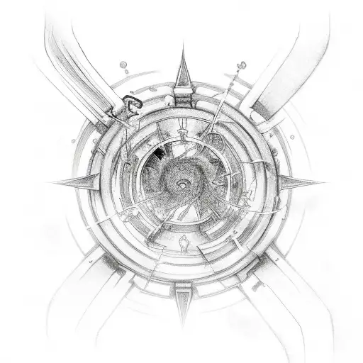 Narsil Surrounded By Ring Of Power Enchantment