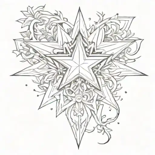 Tattoo Delicate Star