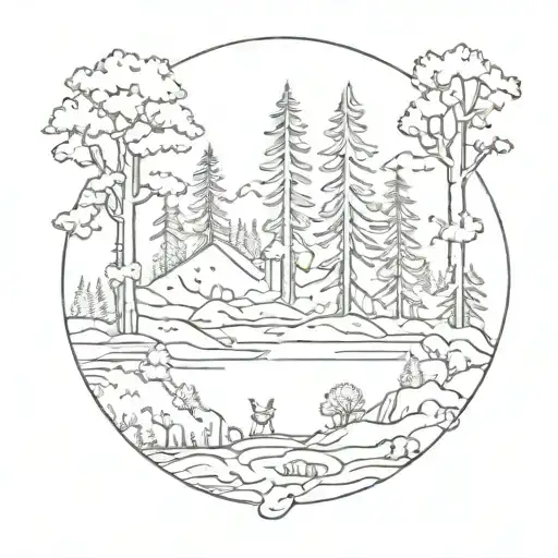 Small Forest Norwegian Style