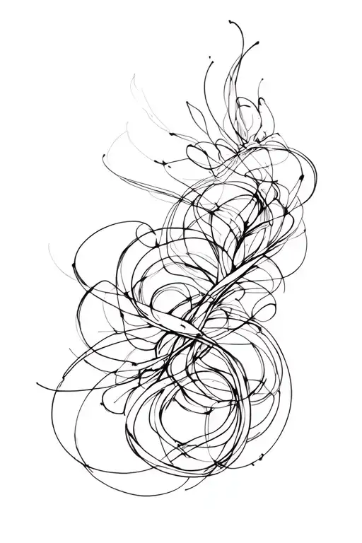 Fine Line Abstract Design