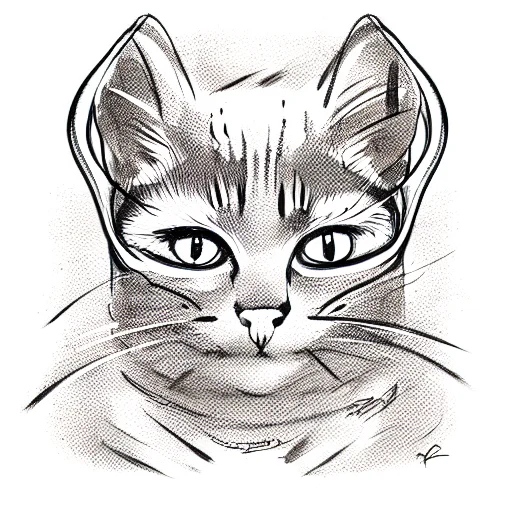 Groovy Cat On A Skateboard