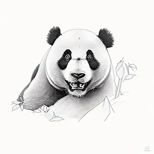 Panda Silueta