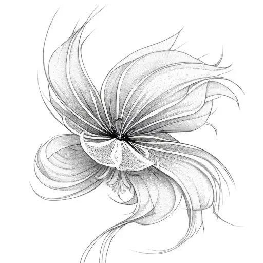 Phoenix With Spider Lily