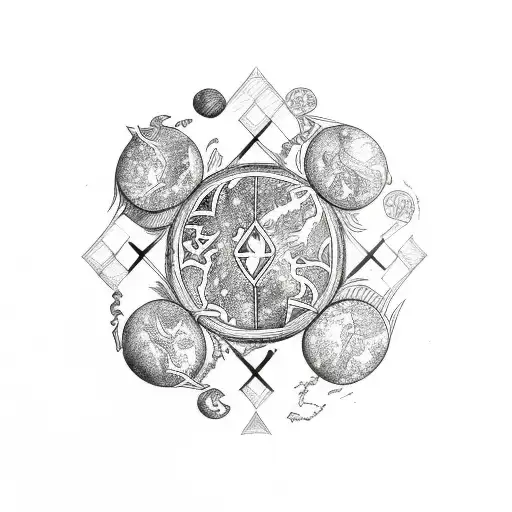 Yggdrasil Combined With Vegvisir