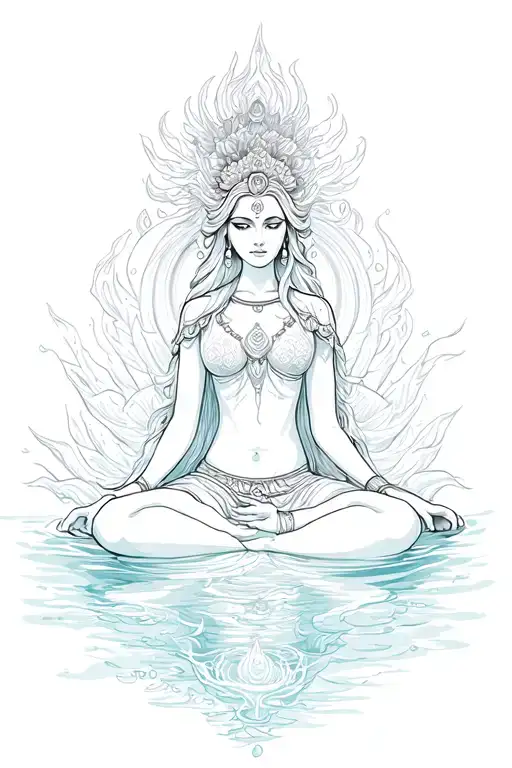 Water Goddess Sitting