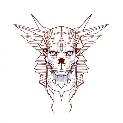 2 Star Death's Head Sphinx In