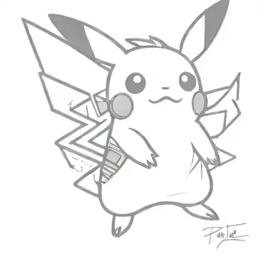 Create A Tattoo Of Pikachu Pokemon