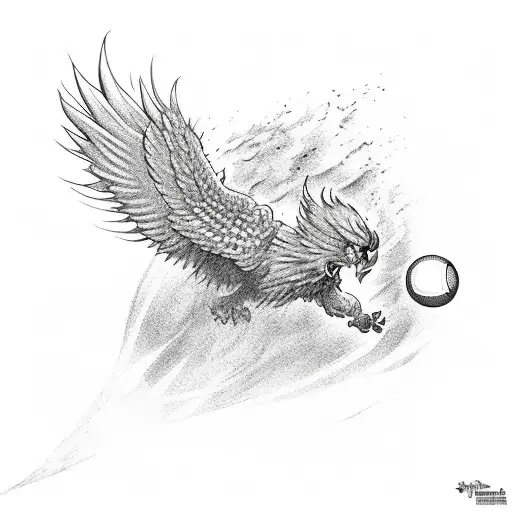 Dodgeball Throw With A Phoenix