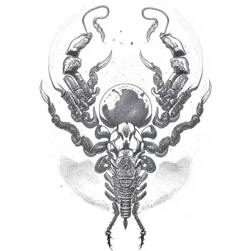 Dark Sunset Scorpion Fire Graveyard