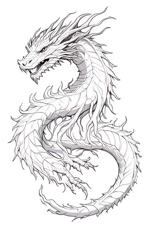 Dragon Entertwined Roots