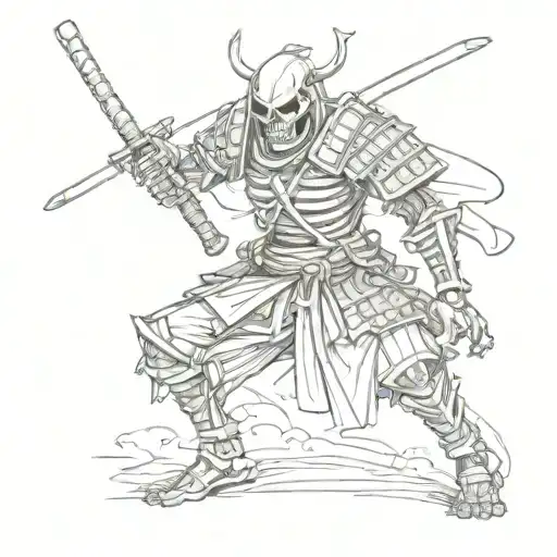 Samurai Skeleton