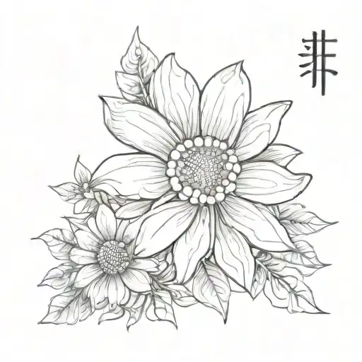 Word Spelling Puzina With Daisy Flower