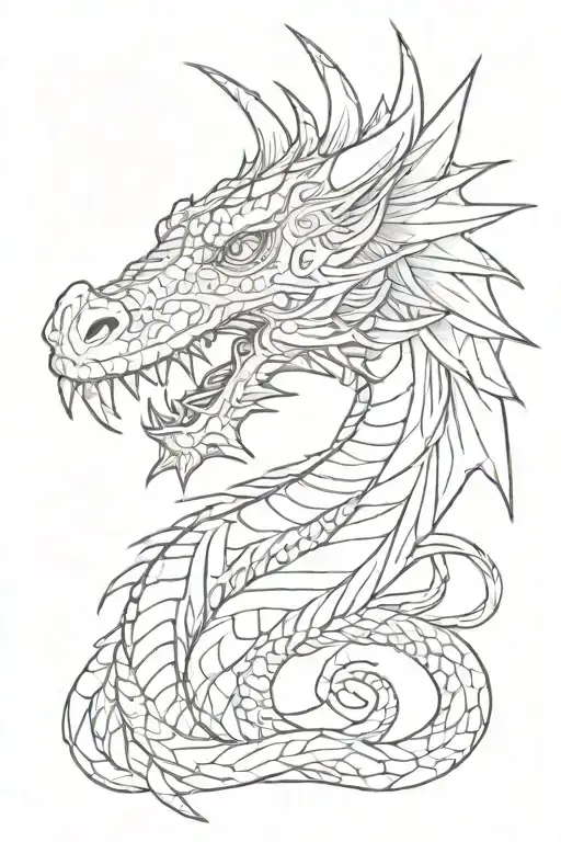 Dragon Cute Long
