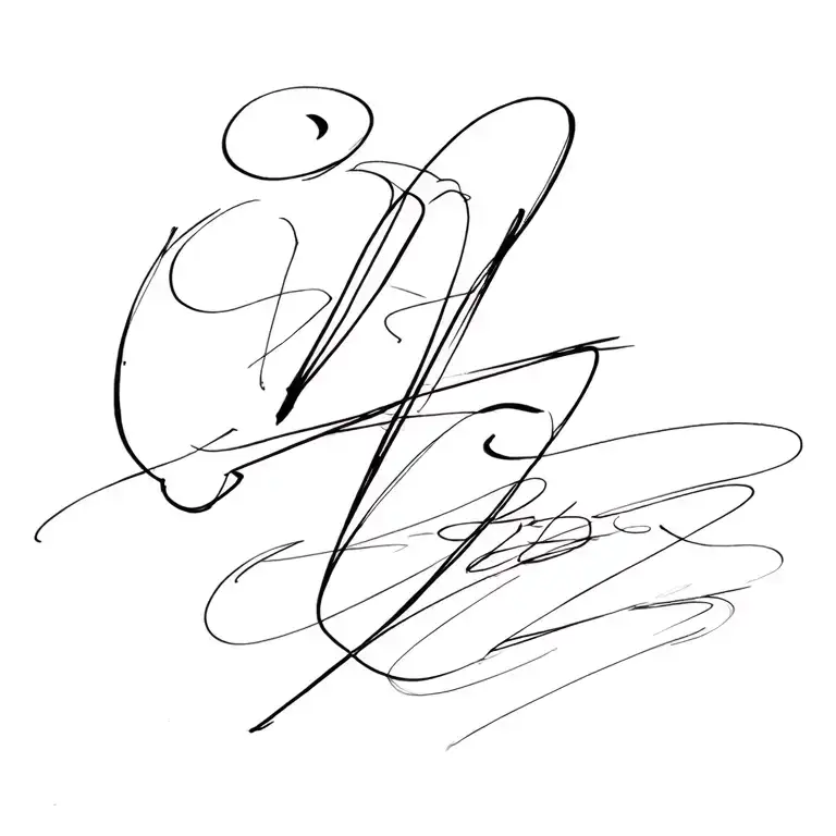 A Person's Signature On A Piece Of Paper