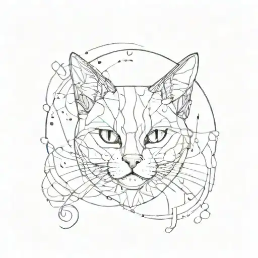 Incorporate Cat Ears Into A Minimalist Art Design